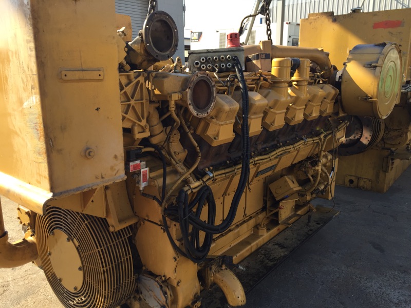 High Hour Runner Caterpillar 3512 DITA 1175HP Diesel  Marine Engine Item-15031 3