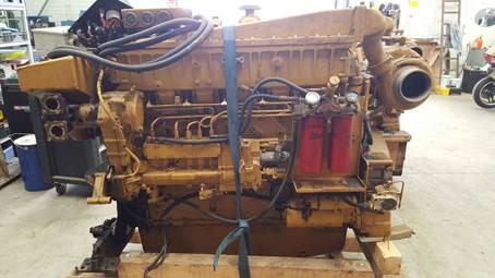 High Hour Runner Caterpillar 3406C DITA 400HP Diesel  Marine Engine Item-15034 2