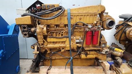 High Hour Runner Caterpillar 3406C DITA 400HP Diesel  Marine Engine Item-15035 1