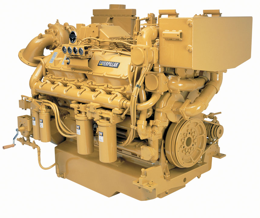 In-Framed Caterpillar 3412 DITA 624HP Diesel  Marine Engine Item-15087 5