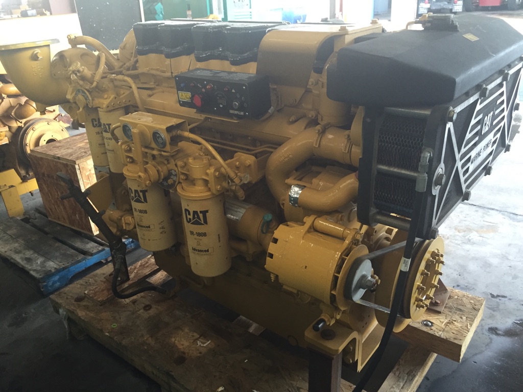 New Surplus Caterpillar C18 ACERT 479HP Diesel  Marine Engine Item-15122 4
