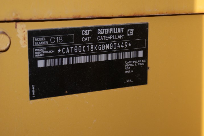 New Surplus Caterpillar C18 Marine 275KW  Generator Set Item-15123 5