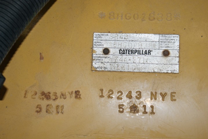 New Surplus Caterpillar C18 Marine 275KW  Generator Set Item-15123 6
