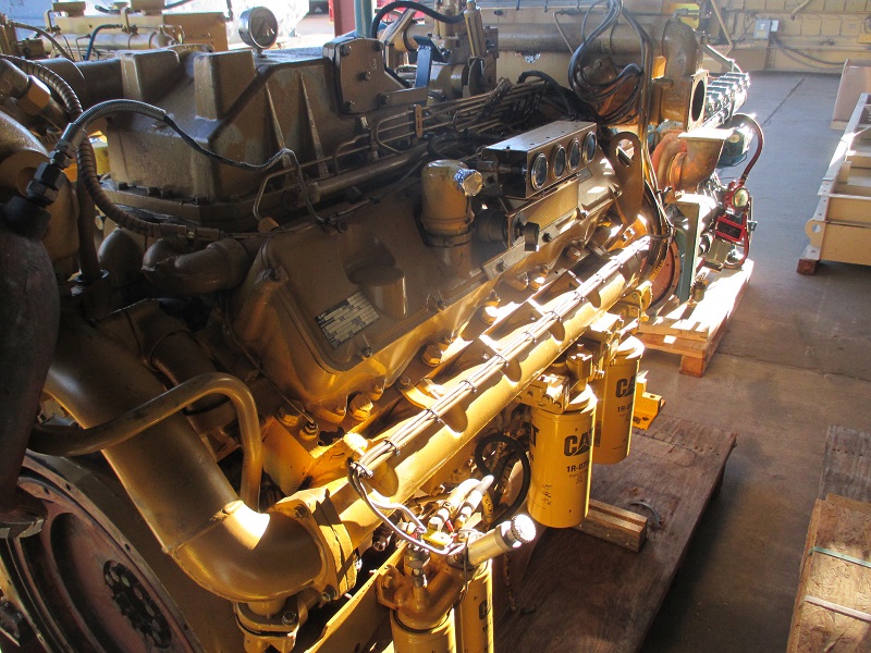 High Hour Runner Caterpillar 3412 DITA 671HP Diesel  Marine Engine Item-15145 5