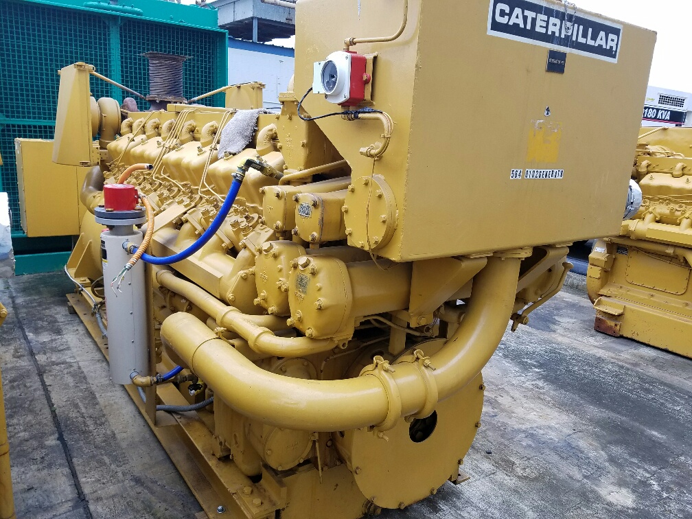 Low Hour Caterpillar D399 800KW  Generator Set Item-15162 3