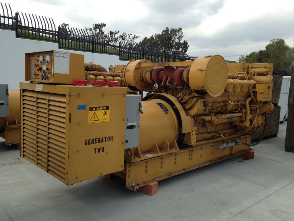 Low Hour Caterpillar 3512 DITA 1100KW  Generator Set Item-15177 2