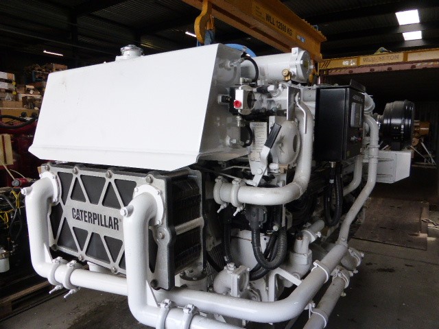 New Surplus Caterpillar 3516C HD 2682HP Diesel  Marine Engine Item-15190 2