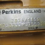 Low Hour Perkins 2076/1800 150KW  Generator Set Item-15265 2