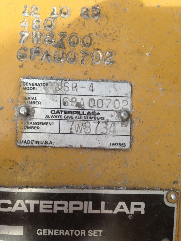 Low Hour Caterpillar 1100KW  Generator End Item-15266 3