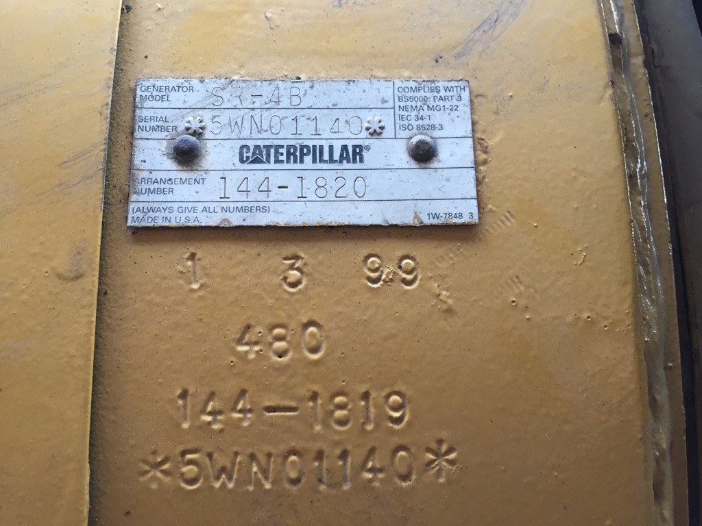 Good Used Caterpillar 1600KW  Generator End Item-15276 2