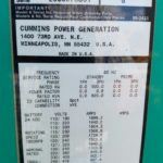 Low Hour Cummins KTA19-G4 500KW  Generator Set Item-15299 4