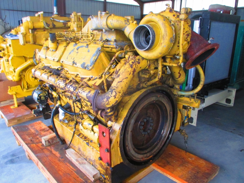 High Hour Runner Caterpillar 3412 DITA 624HP Diesel  Marine Engine Item-15363 1