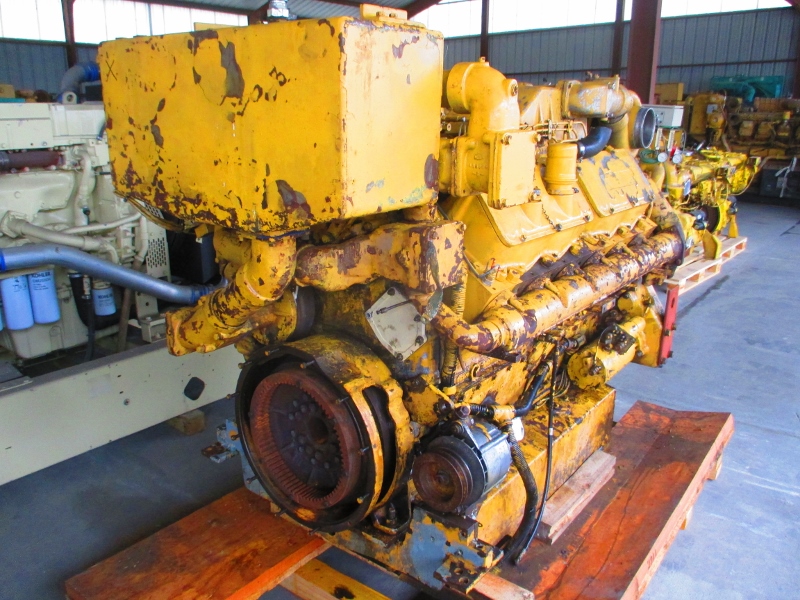 High Hour Runner Caterpillar 3412 DITA 624HP Diesel  Marine Engine Item-15363 2