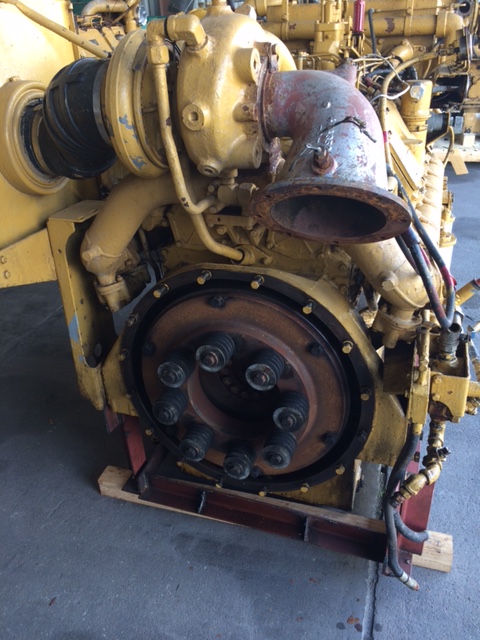 High Hour Runner Caterpillar 3412 DIT 450HP Diesel  Marine Engine Item-15376 0