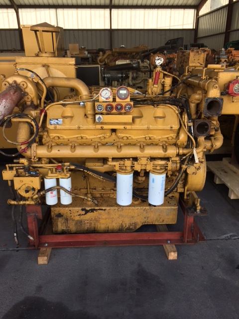 High Hour Runner Caterpillar 3412 DIT 450HP Diesel  Marine Engine Item-15376 1