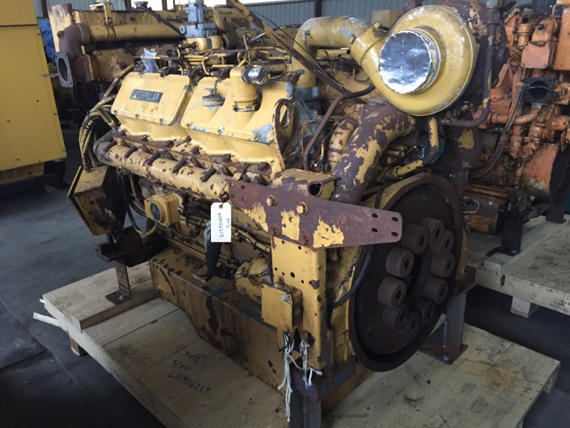 High Hour Runner Caterpillar 3412 DIT 600HP Diesel  Marine Engine Item-15385 0