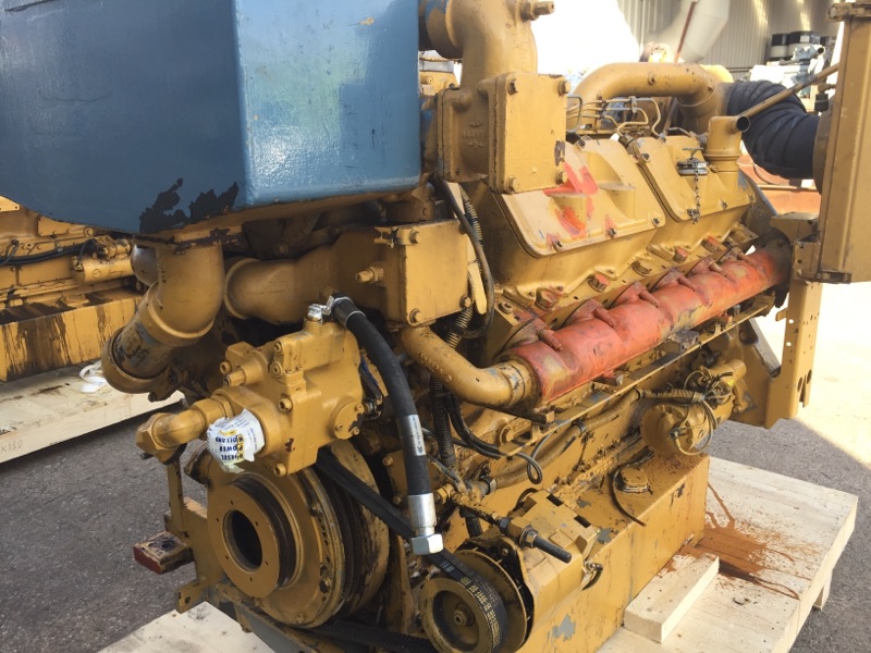 High Hour Runner Caterpillar 3412 DIT 540HP Diesel  Marine Engine Item-15392 1