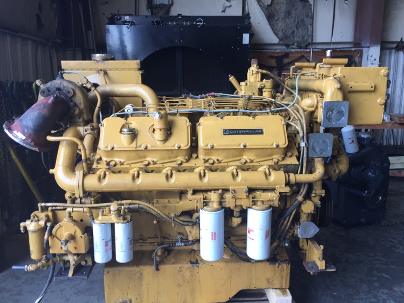 High Hour Runner Caterpillar 3412 DIT 540HP Diesel  Marine Engine Item-15406 0