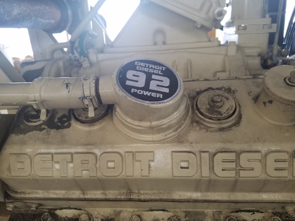 Low Hour Detroit Diesel 6V92 300KW  Generator Set Item-15490 3