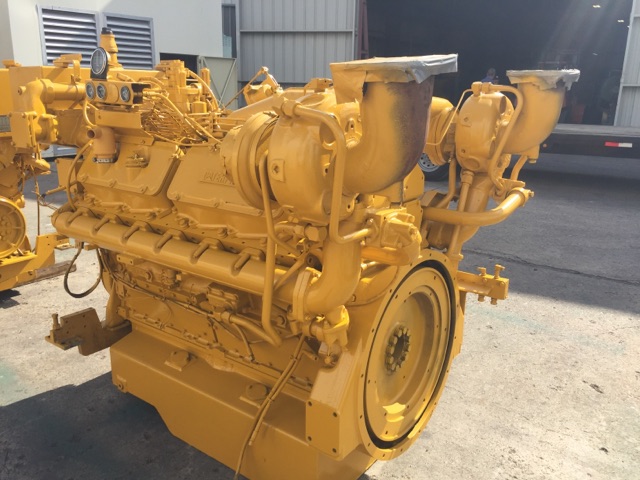 Good Used Caterpillar 3412D DITTA 750HP Diesel  Marine Engine Item-15520 4