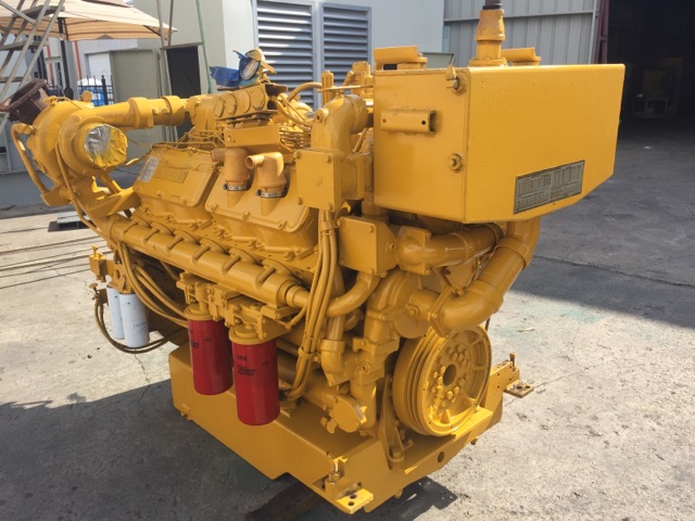 Good Used Caterpillar 3412D DITTA 750HP Diesel  Marine Engine Item-15521 2