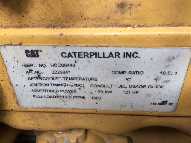 Good Used Caterpillar G3306 NA 85KW  Generator Set Item-15542 6