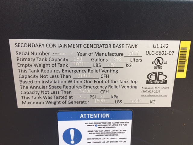 New John Deere 4045HF285 125KW  Generator Set Item-15650 2