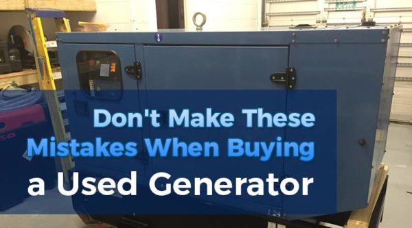 Don't Make These Mistakes When Buying a Used Generator