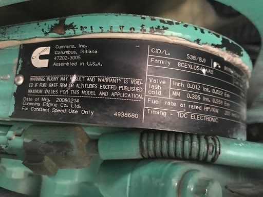 Good Used Cummins QSL9-G2 NR3 230KW  Generator Set Item-16012 7