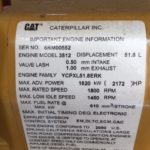 Low Hour Caterpillar 3512B 1500KW  Generator Set Item-16051 17