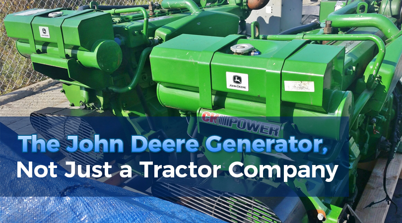 The John Deere Generator Not Just a Tractor Company