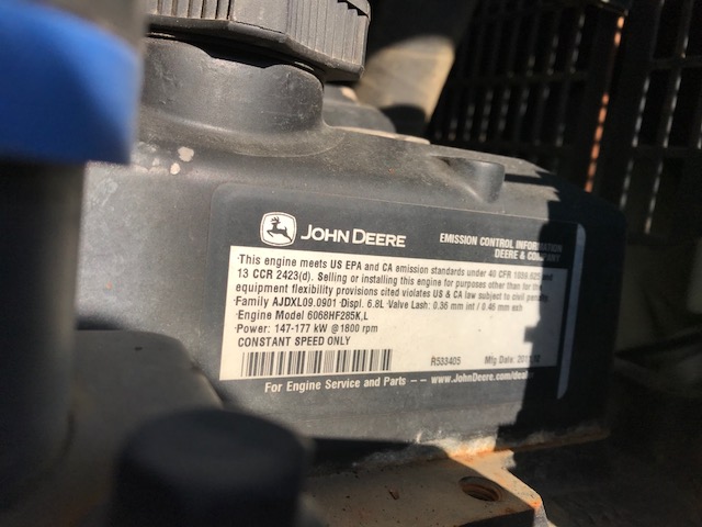 Good Used John Deere 6068HF285 150KW  Generator Set Item-16143 9