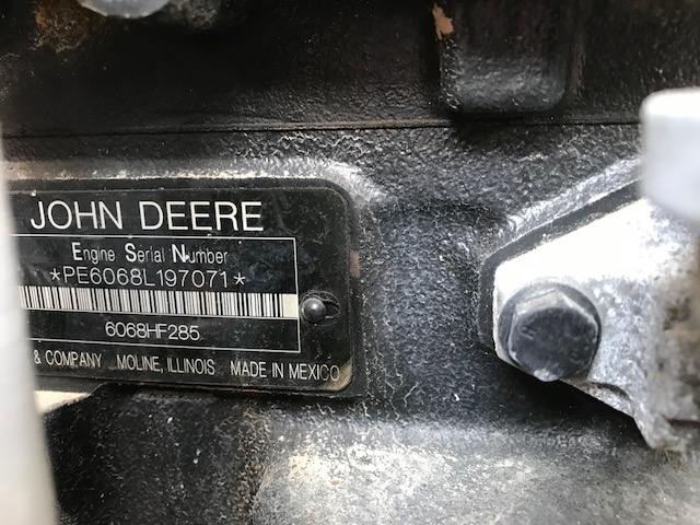 Good Used John Deere 6068HF285 150KW  Generator Set Item-16143 12