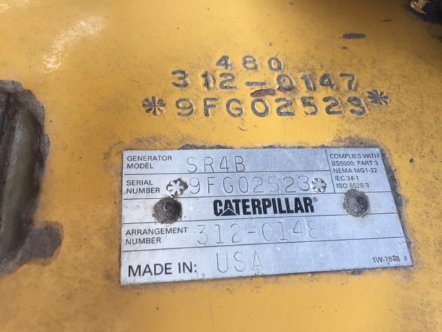 High Hour Runner Caterpillar C18 545KW  Generator Set Item-16161 10
