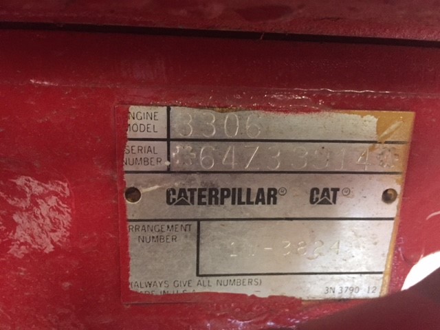 Low Hour Caterpillar 3306 DITA 266HP Diesel  Engine Item-16219 10