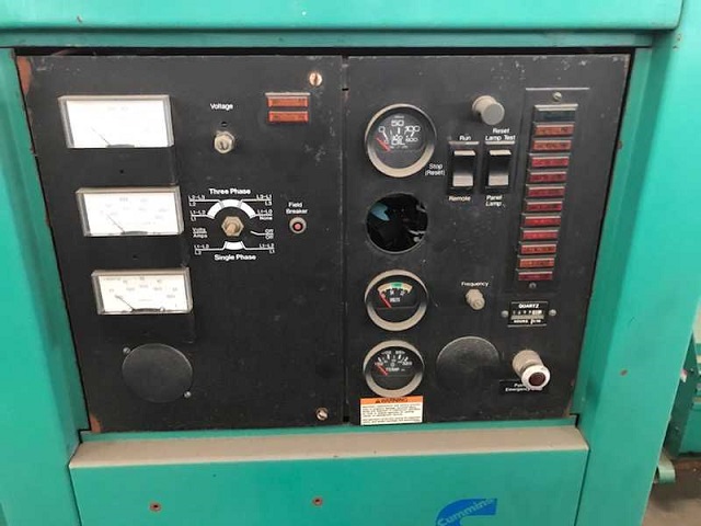Good Used Cummins LTA-10G1 180KW  Generator Set Item-14812 3