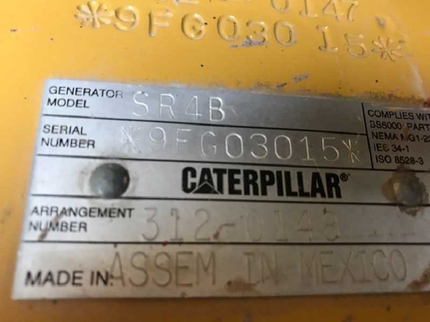 Good Used Caterpillar C18 Acert 545KW  Generator Set Item-16205 7