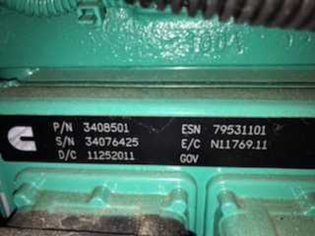 New Surplus Cummins QSX15-G9 450KW  Generator Set Item-16237 12