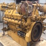 High Hour Runner Caterpillar 3412D DITTA 848HP Diesel  Marine Engine Item-16263 2