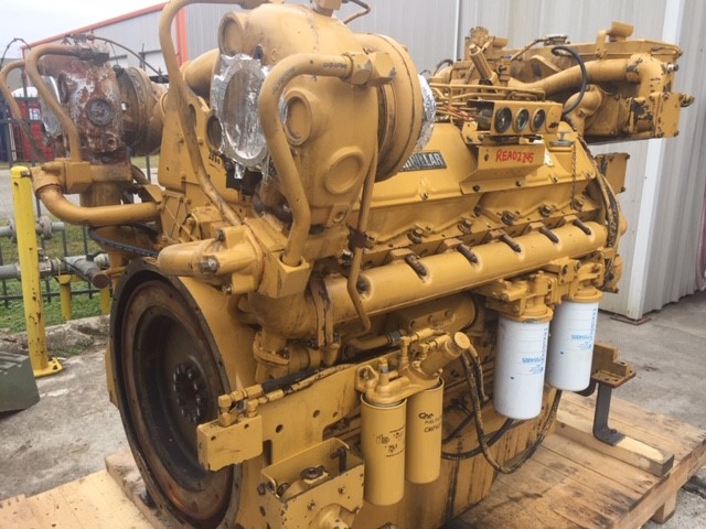 High Hour Runner Caterpillar 3412D DITTA 848HP Diesel  Marine Engine Item-16263 3