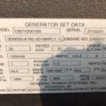 New Surplus John Deere 4024HF285 35KW  Generator Set Item-16256 5