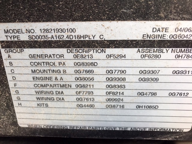 New Surplus John Deere 4024HF285 35KW  Generator Set Item-16257 10
