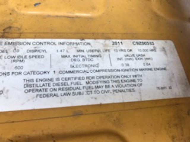 Good Used Caterpillar C9 150KW  Generator Set Item-16259 7