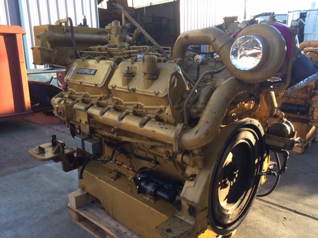 High Hour Runner Caterpillar 3412 DIT 540HP Diesel  Marine Engine Item-16245 1