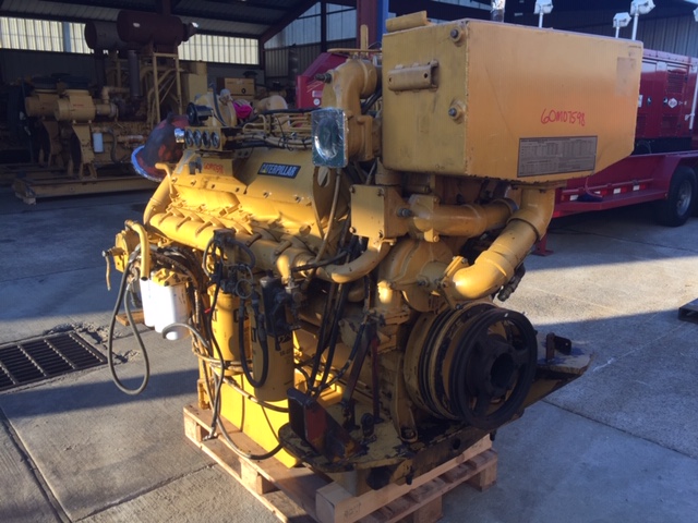 High Hour Runner Caterpillar 3412 DIT 540HP Diesel  Marine Engine Item-16245 3