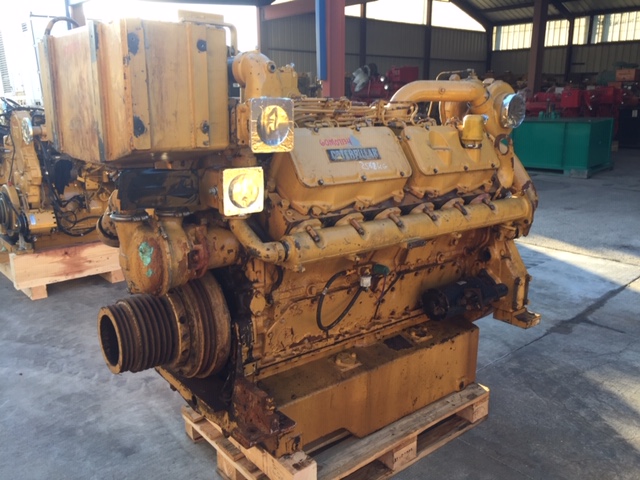 High Hour Runner Caterpillar 3412 DIT 540HP Diesel  Marine Engine Item-16246 1