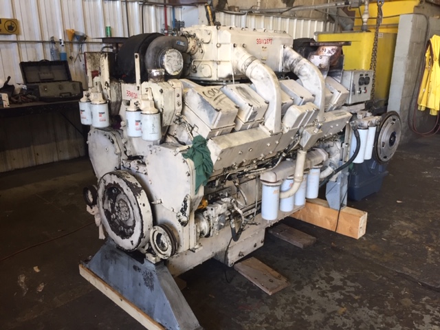 High Hour Runner Cummins KT38-M 800HP Diesel  Marine Engine Item-16249 1