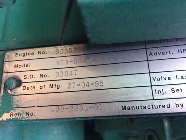 Good Used Cummins NTA855-G2 300KW  Generator Set Item-16353 14