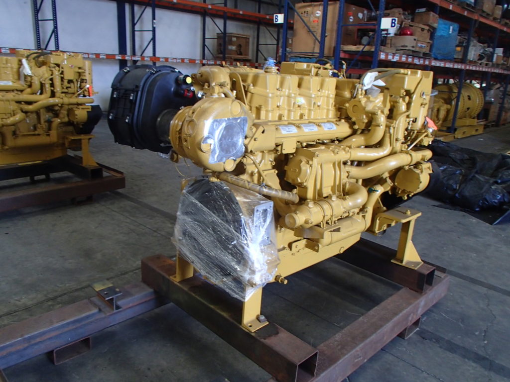 New Surplus Caterpillar C18 ACERT 671HP Diesel  Marine Engine Item-16312 2