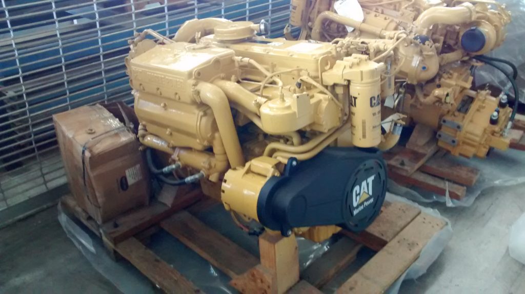 New Surplus Caterpillar C7 DITA 275HP Diesel  Marine Engine Item-16313 2